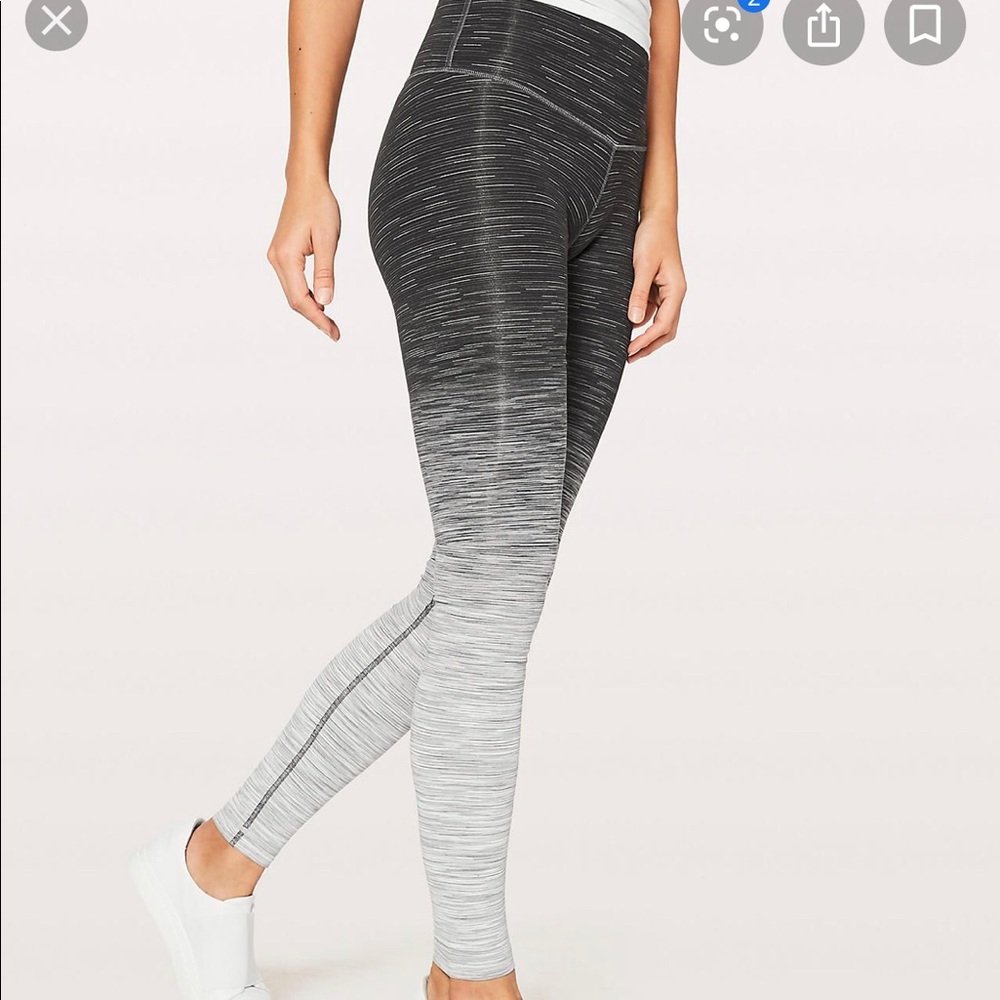 Size 8 lululemon wunder under leggings